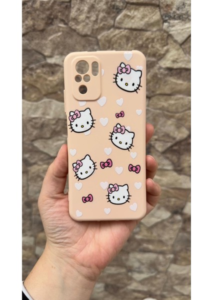 Xiaomi Redmi Note 10 ve 10S Uyumlu Hello Kity Silikon Darbe Emici Klasik Korumalı Rubber Kılıf fiyatları