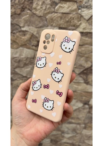 Xiaomi Redmi Note 10 ve 10S Uyumlu Hello Kity Silikon Darbe Emici Klasik Korumalı Rubber Kılıf fırsatları