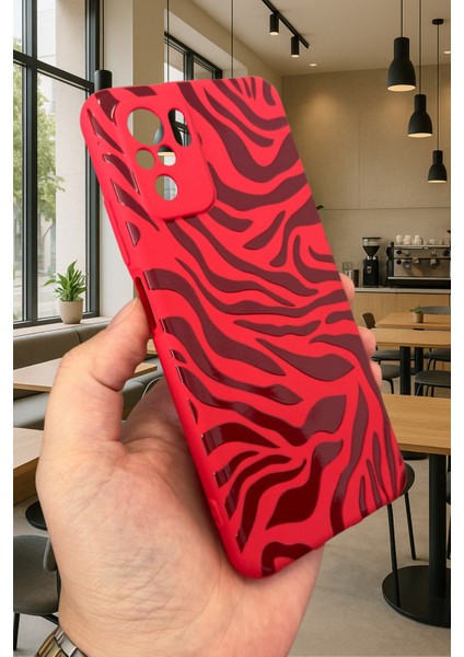 Xiaomi Redmi Note 10 ve 10S Uyumlu Zebra Desenli Silikon Darbe Emici Klasik Korumalı Rubber Kılıf modelleri