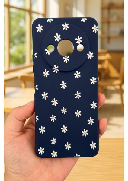 Xiaomi Redmi A3 Uyumlu Mini Papatya Desenli Silikon Darbe Emici Klasik Korumalı Rubber Kılıf fiyatları
