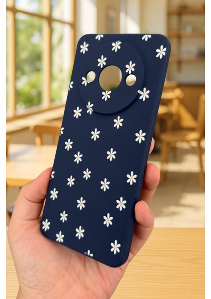 Xiaomi Redmi A3 Uyumlu Mini Papatya Desenli Silikon Darbe Emici Klasik Korumalı Rubber Kılıf fırsatları