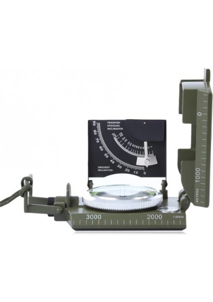 Prizmatik Suya Dayanıklı Işıltılı Pusula ile Kılıfı Askeri Ordu Kamp Yürüyüş Seyahat Için Jeoloji Pusula fiyatları