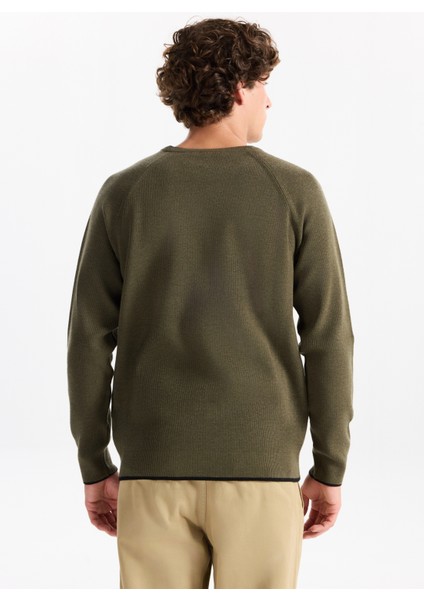 Gmg Fırenze Bisiklet Yaka Slim Fit Haki Erkek Kazak GU25MFW04029 indirimleri