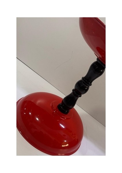 Yan Sehpa Kırmızı Siyah Camlı fiyatları