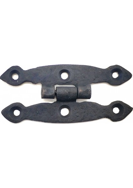 Antika Tarz Dekoratif Pirinç Dar Menteşe - 75X39 Mm, Oksit