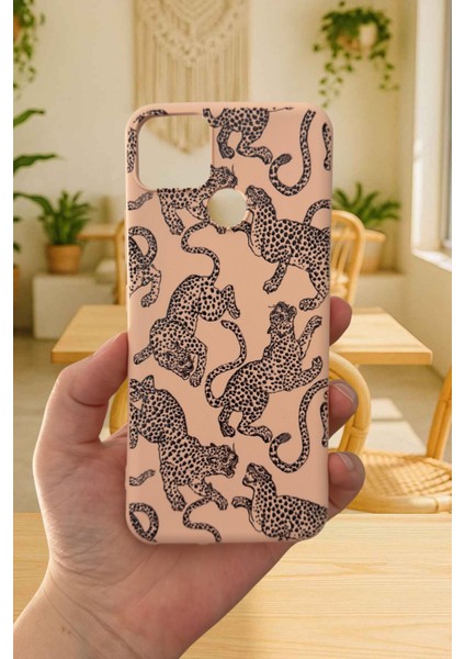 Realme C25 Uyumlu Kılıf Leopar Desenli Silikon Darbe Emici Klasik Korumalı Rubber Kapak fiyatları