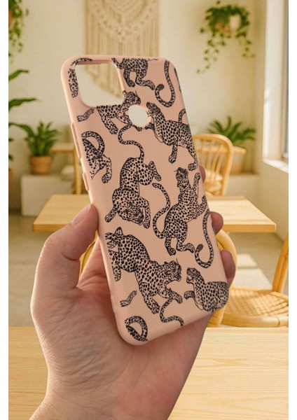 Realme C25 Uyumlu Kılıf Leopar Desenli Silikon Darbe Emici Klasik Korumalı Rubber Kapak fırsatları