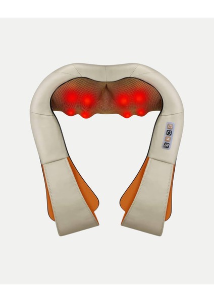 Ergonomik Ovmalı Masaj Aleti – Isıtmalı Yoğurmalı Boyun ve Bel Rahatlatıcı Masaj Makinesi fırsatları