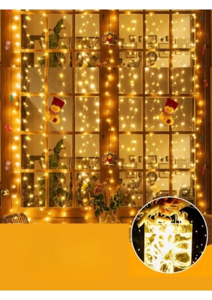 Kumandalı 8 Ayrı Moda Sahip 3MX3M 300 cm x 300 cm Perde LED fırsatları