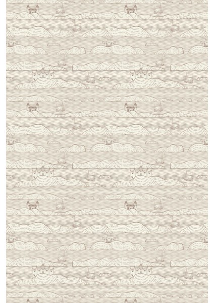 Vintage Deniz Manzaralı Duvar Kağıdı-Isı ve Ses Yalıtımı Yırtılmaz indirimleri