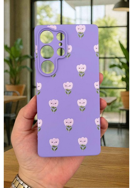 Samsung Galaxy S25 Ultra - Mini Lale Desenli Silikon Darbe Emici Klasik Korumalı Rubber Kılıf fiyatları