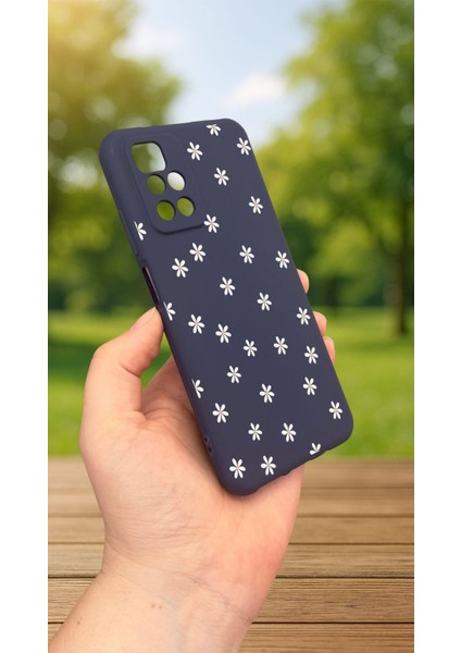 Xiaomi Redmi 10 2022 Mini Papatya Desenli Silikon Darbe Emici Klasik Korumalı Rubber Kılıf modelleri