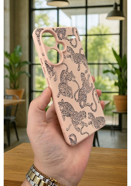 Xiaomi Redmi Note 13 Pro Plus Leopar Desenli Silikon Darbe Emici Klasik Korumalı Rubber Kılıf modelleri