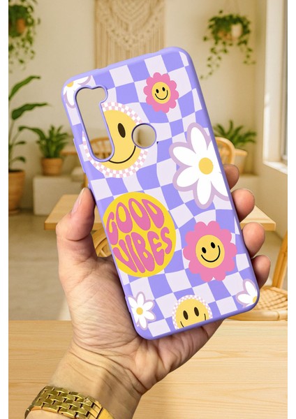 Xiaomi Redmi Note 8 Good Vibes Silikon Darbe Emici Klasik Korumalı Rubber Kılıf