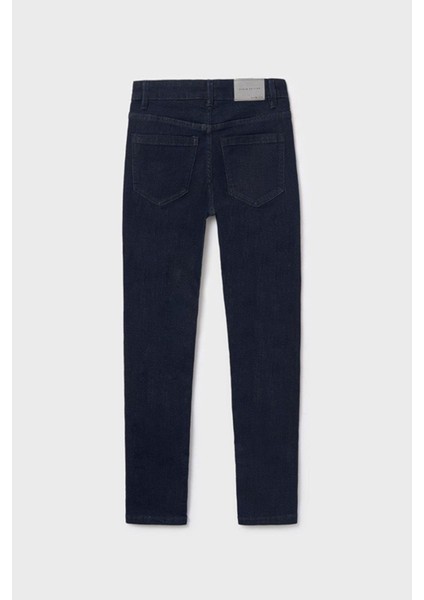 Erkek Çocuk 10-16 Yaş Slim-Fit Denim Pantolon Lacivert modelleri