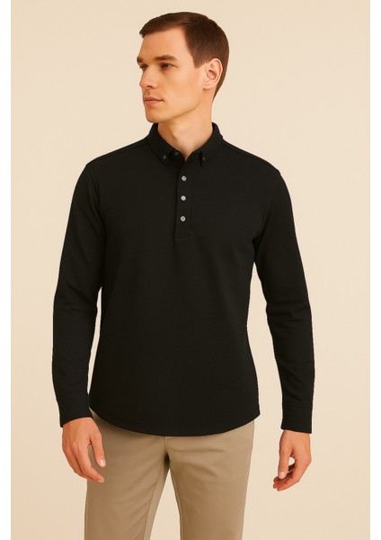 Erkek Yarım Pat Düğmeli Gömlek fiyatları