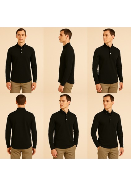 Erkek Yarım Pat Düğmeli Gömlek indirimleri