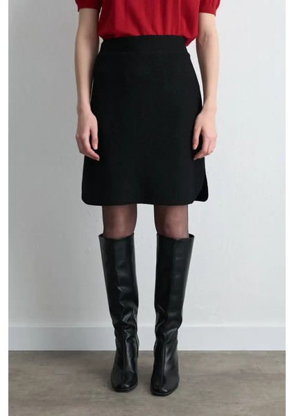 Mini Yün Etek - Siyah indirimleri