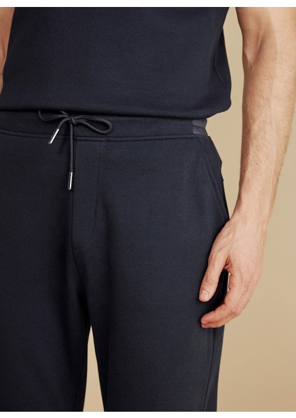 Lastikli Bel Standart Lacivert Erkek Eşofman Altı BBFW25MSP001 indirimleri