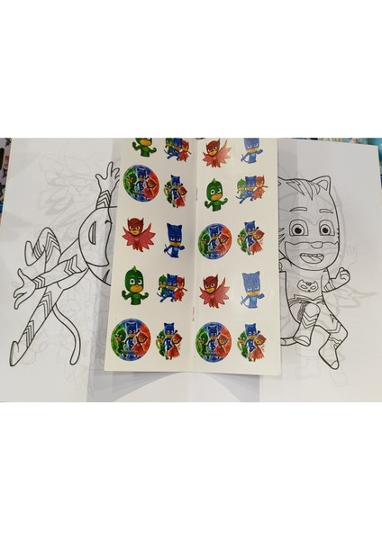 4 Adet Stickerli Boyama Kitabı (Roblox,minecraft,pijamask,süper Kahramanlar Figürlü) fiyatları