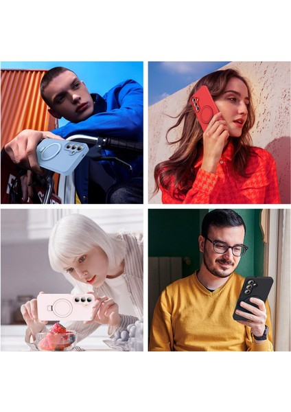 Samsung Galaxy A56 Uyumlu Içi Kadife Stand Olabilen Halka Yüzüklü Kılıf indirimleri