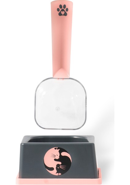 Platformlu Ölçülü Kedi Mama Kaşığı Standlı Ölçü Küreği fırsatları