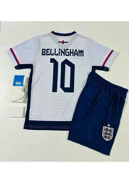 Milli Takımı Ingiltere Yeni Sezon Euro 2024 Jude Bellingham Çocuk Forması 4'lü Set