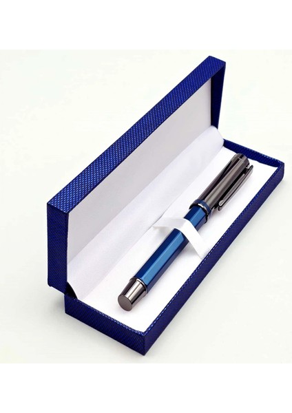Öğretmene Hediye Kutulu Kalem Mavi