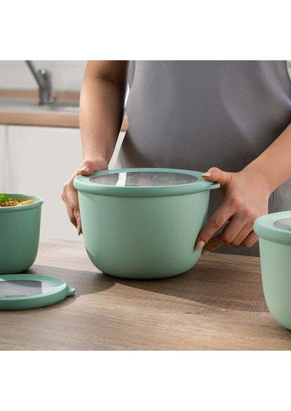 Lora 3'lü Saklama Kabı Haki modelleri