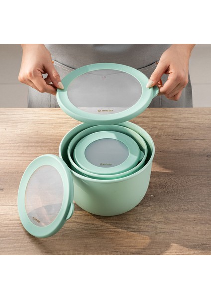 Lora 3'lü Saklama Kabı Haki fırsatları