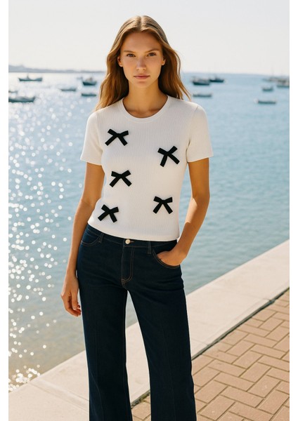 Bisiklet Yaka Fiyonk Detay Kaşkorse Bluz fiyatları