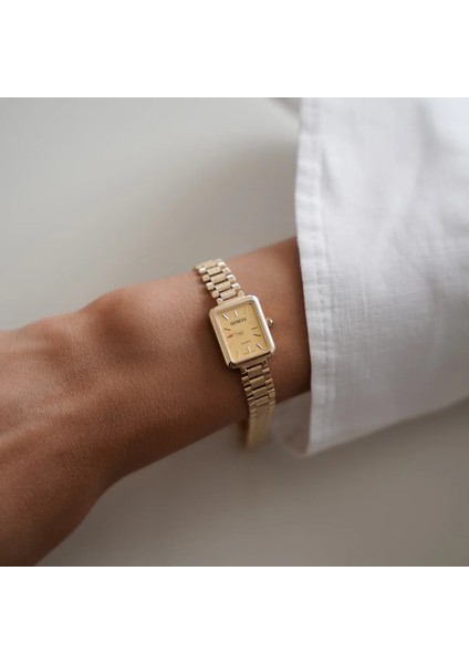 Geneve Retro Kordonlu Klasik Altın Saat fiyatları