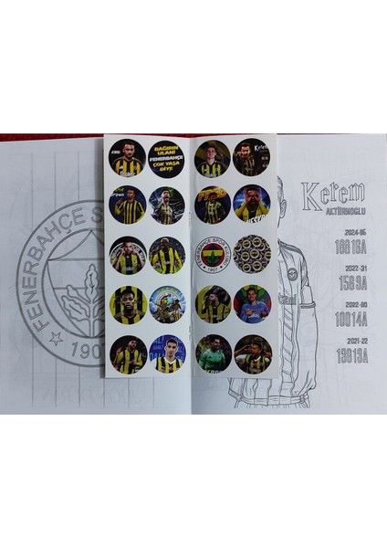 4 Adet Stickerli Boyama Kitabı (Taraftargs/taraftarfb/futbol/minecraft) AD555046 fiyatları