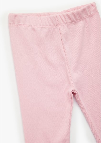 Pamuklu Kaşkorse Beli Lastikli Basic Uzun Tayt modelleri