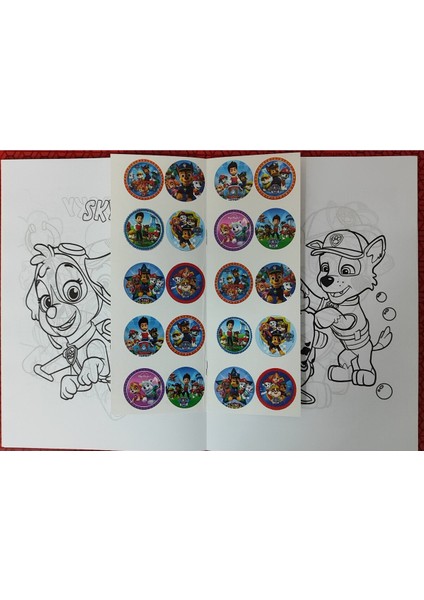4 Adet Stickerli Boyama Kitabı (Pocemon/futbol/paw Patrol/stitch) AD600806 indirimleri