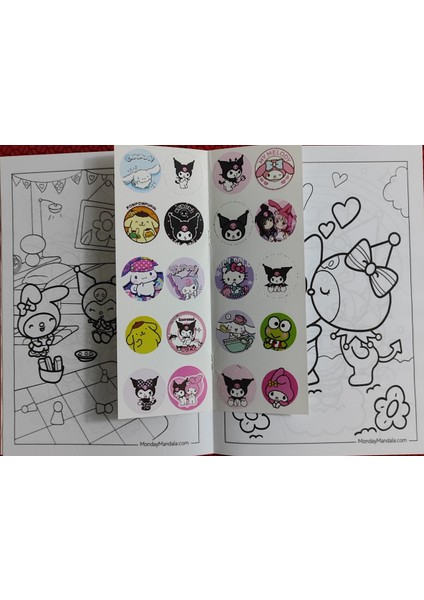 4 Adet Stickerli Boyama Kitabı (Kuromim/frozen/minnie/barbi) AD555015 fiyatları