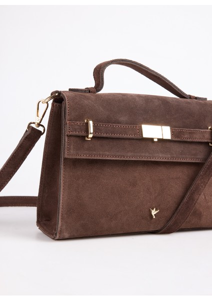 Deri Kahve Kadın Omuz Çantası Avy-Antonıa indirimleri