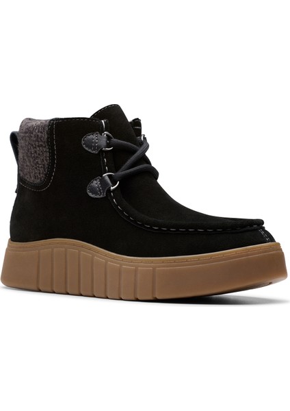 Süet Siyah Kadın Bot Mykah Izzy modelleri