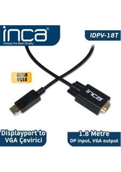 IDPV-18T Displayport to VGA 1,8m