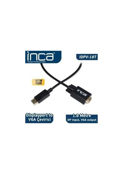 IDPV-18T Displayport to VGA 1,8m