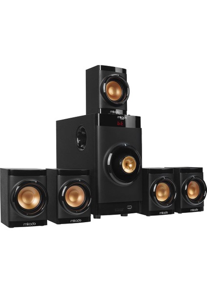 MD-381BT 40W Usb+Sd+Fm 5+1 Ses Sistemi indirimleri