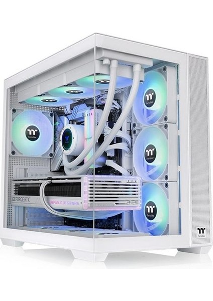 <![cdata[thermaltake 850W 80+ Gold Vıew 380 CA-3Z2-85M6WE-00 Gamıng Mıd-Tower Pc Kasası Beyaz]]>