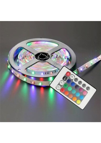 5 Metre Şerit LED Kumandalı Iç Dış Mekan Silikonlu Rgb modelleri