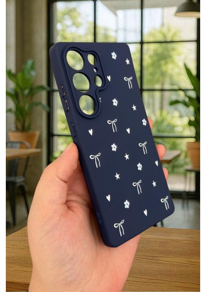 Samsung Galaxy S25 Ultra - Mini Fiyonk Desenli Silikon Darbe Emici Klasik Korumalı Rubber Kılıf fırsatları