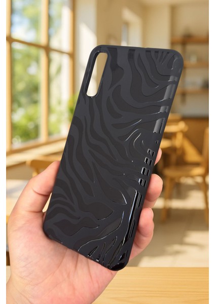 Samsung Galaxy A50 Uyumlu Zebra Desenli Silikon Darbe Emici Klasik Korumalı Rubber Kılıf fırsatları