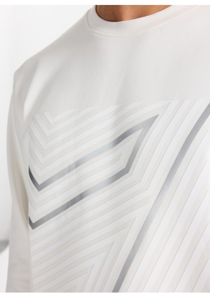 Gmg Fırenze Bisiklet Yaka Ekru Erkek Sweatshırt GU25MFW08031 fırsatları