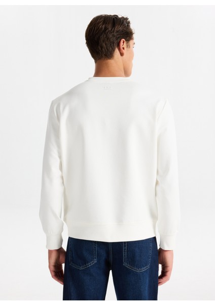 Gmg Fırenze Bisiklet Yaka Ekru Erkek Sweatshırt GU25MFW08031 indirimleri