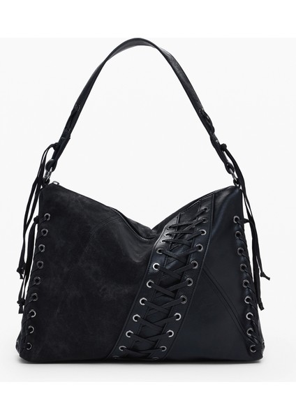 Siyah Kadın Omuz Çantası 25WAXP792000 fırsatları