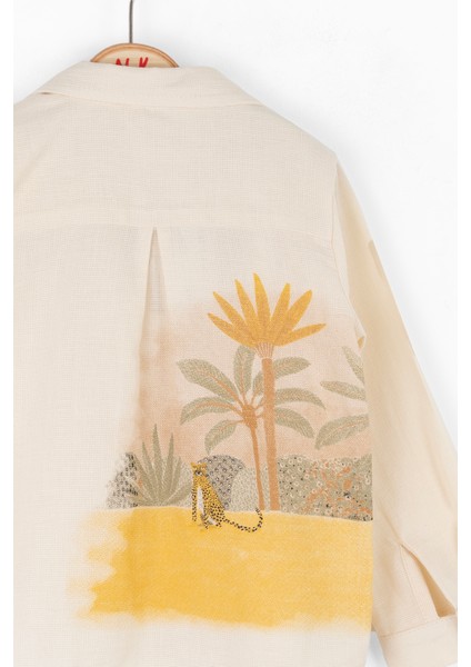 01-04 Yaş Erkek Bebek Krem Yeşil Safari Üçlü Takım - Ekru/yeşil fırsatları