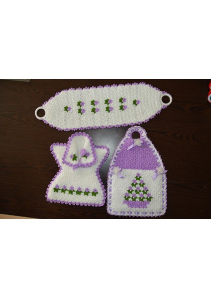 🧼 El Emeği Göz Nuru Örgü Sabunluk ve Kese Takımı